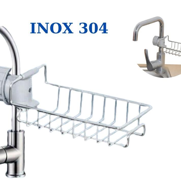 Kệ Để Đồ Rửa Chén Bằng Inox Cạnh Vòi Rửa Không Gỉ