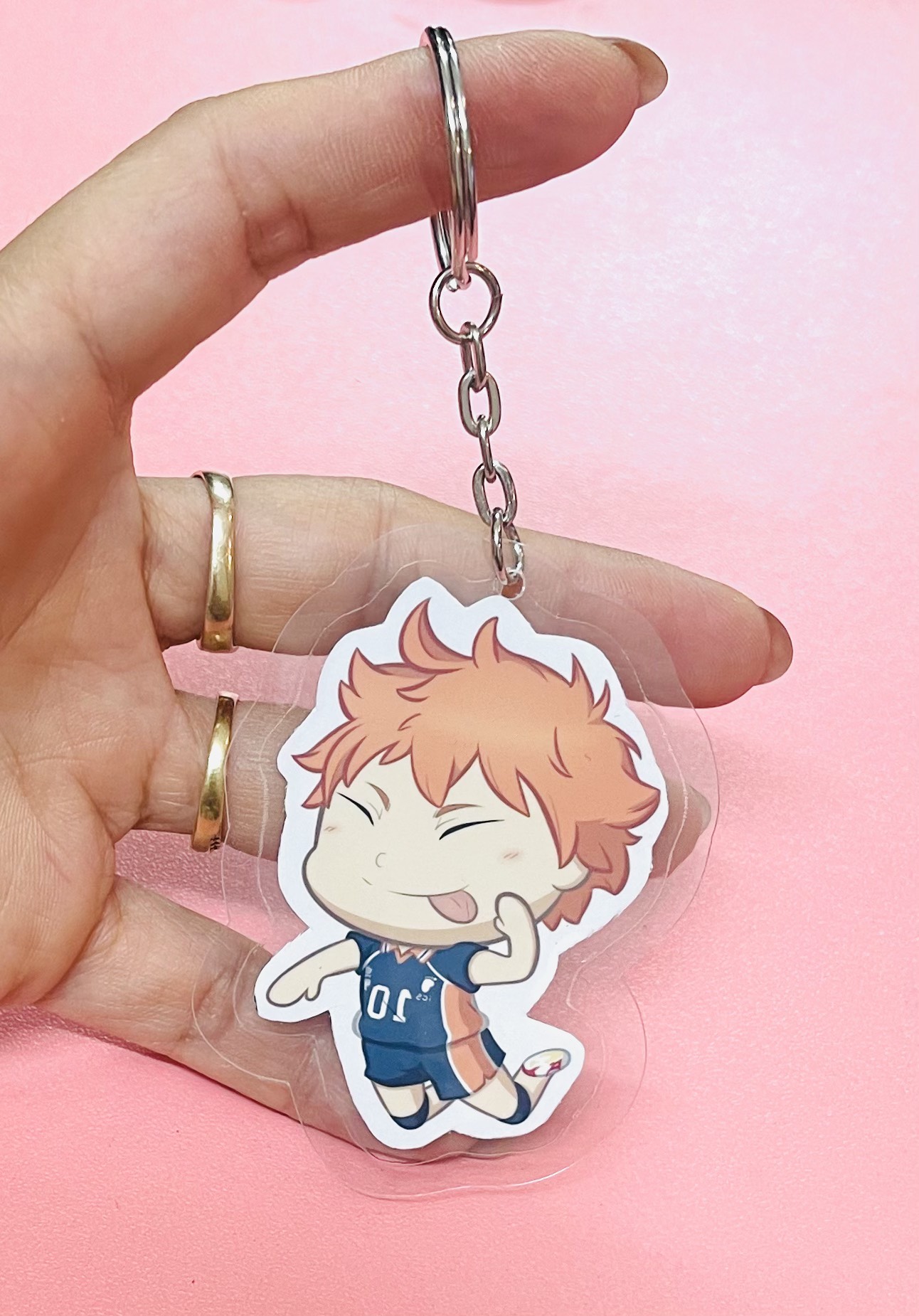 Set 3 Móc khóa cắt tỉa Haikyuu-Hinata Shouyou