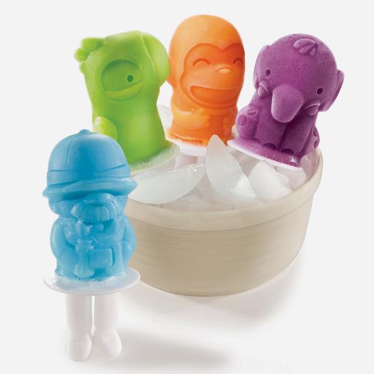 Bộ 4 khuôn làm kem Safari ZOKU ZK134 - Hàng chính hãng