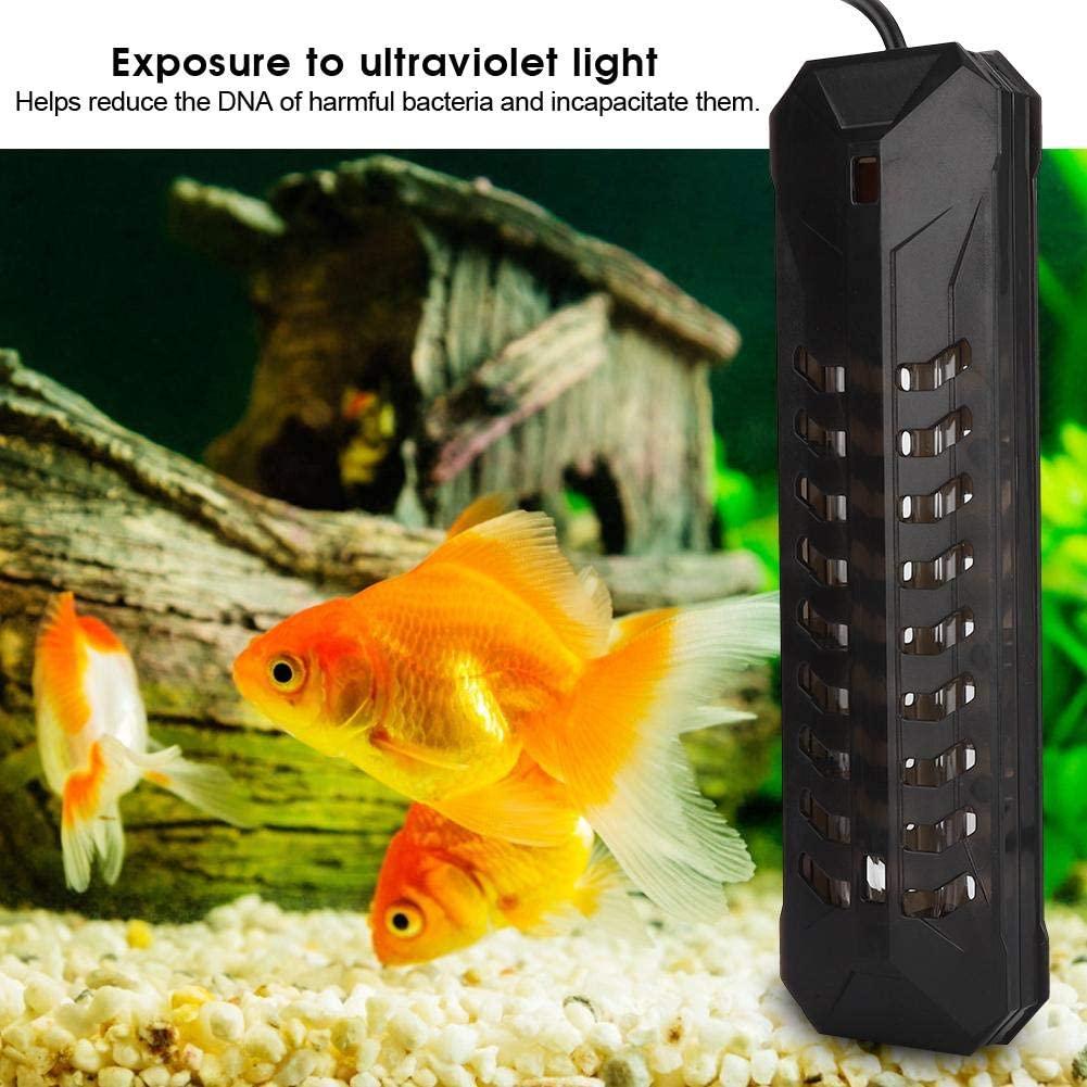Đèn UV Tiệt trùng bể cá Máy khử trùng bể cá Đèn UV Bể cá không thấm nước Nhúng đèn UV Máy khử trùng bằng tia cực tím có nắp bảo vệ cho bể cá cảnh 22W