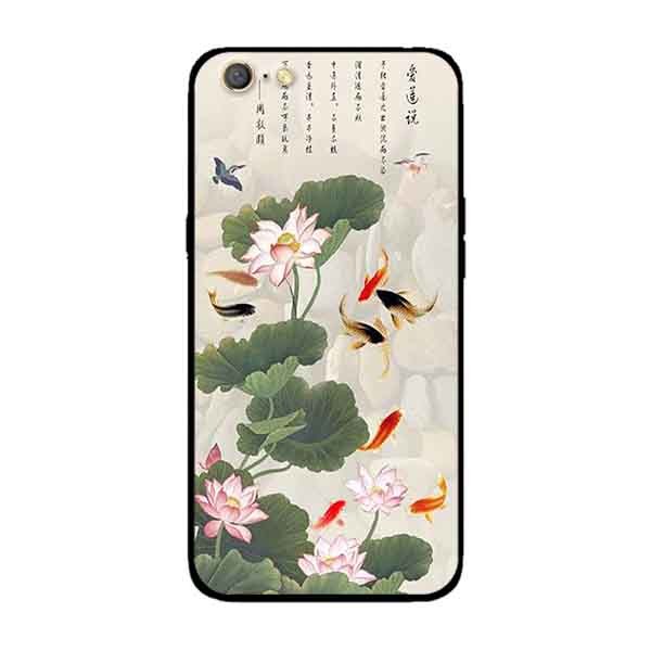 Ốp Lưng in cho Oppo A71 mẫu Tranh Cá Koi  - Hàng Chính Hãng