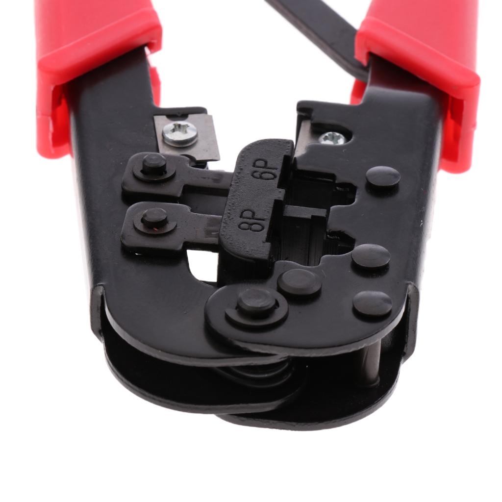 6P 8P Network Cable Crimper Tool RJ11 LAN Ethernet Pliers Crimping Tool