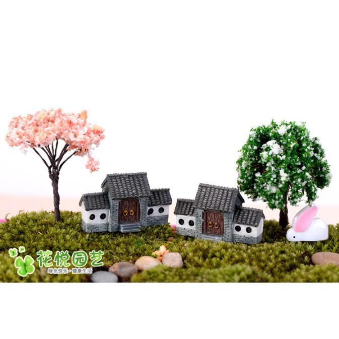 Mô hình cổng nhà kiểu cổ trang trí tiểu cảnh, bonsai, DIY