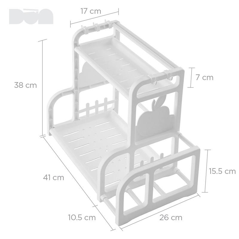 Kệ gia vị 2 tầng thông minh Tashuan - TS3623