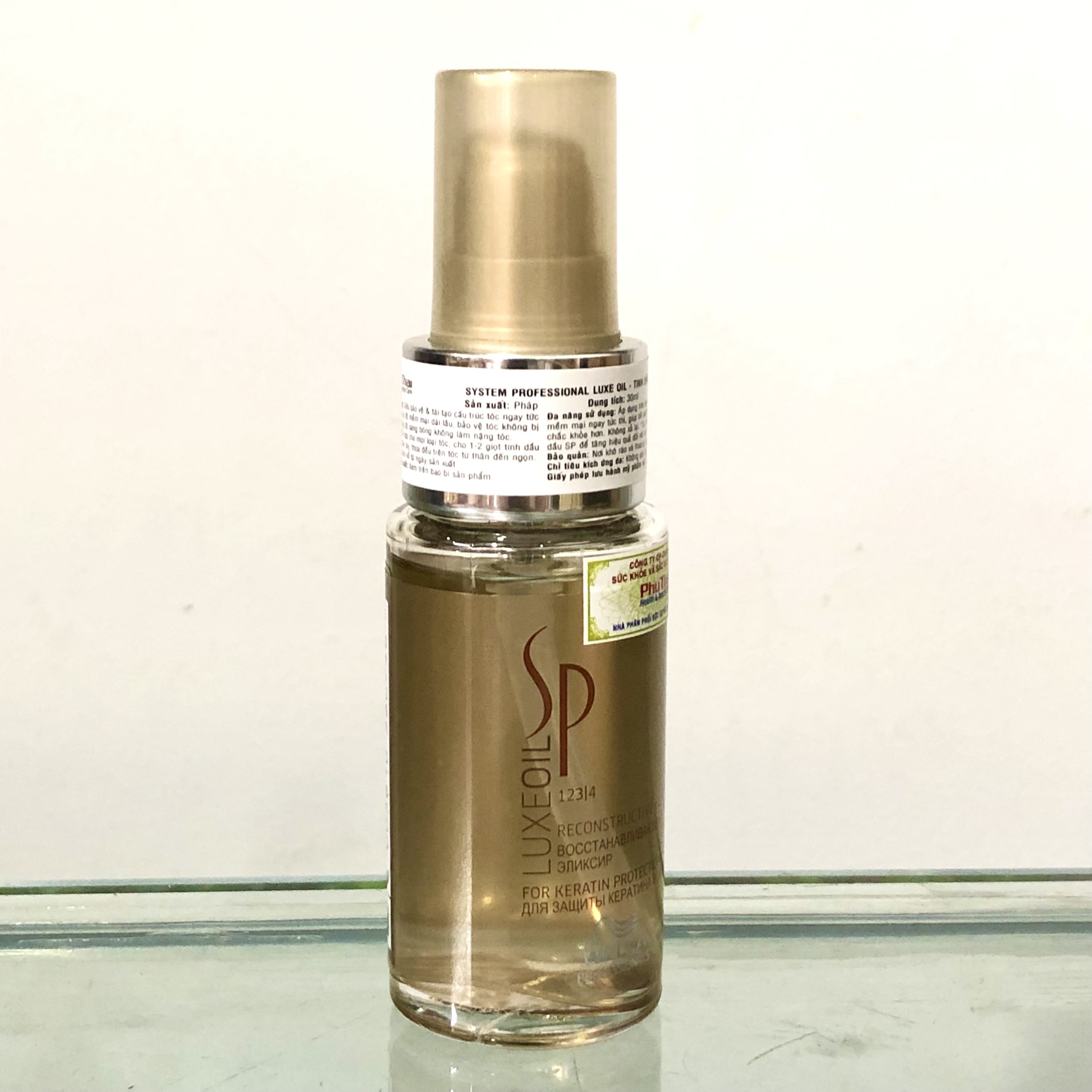 TINH DẦU WELLA SP (SYSTEM PROFESSIONAL) LUXEOIL RECONSTRUCTIVE ELIXIR DƯỠNG BÓNG MƯỢT TÓC ĐỨC 30ML