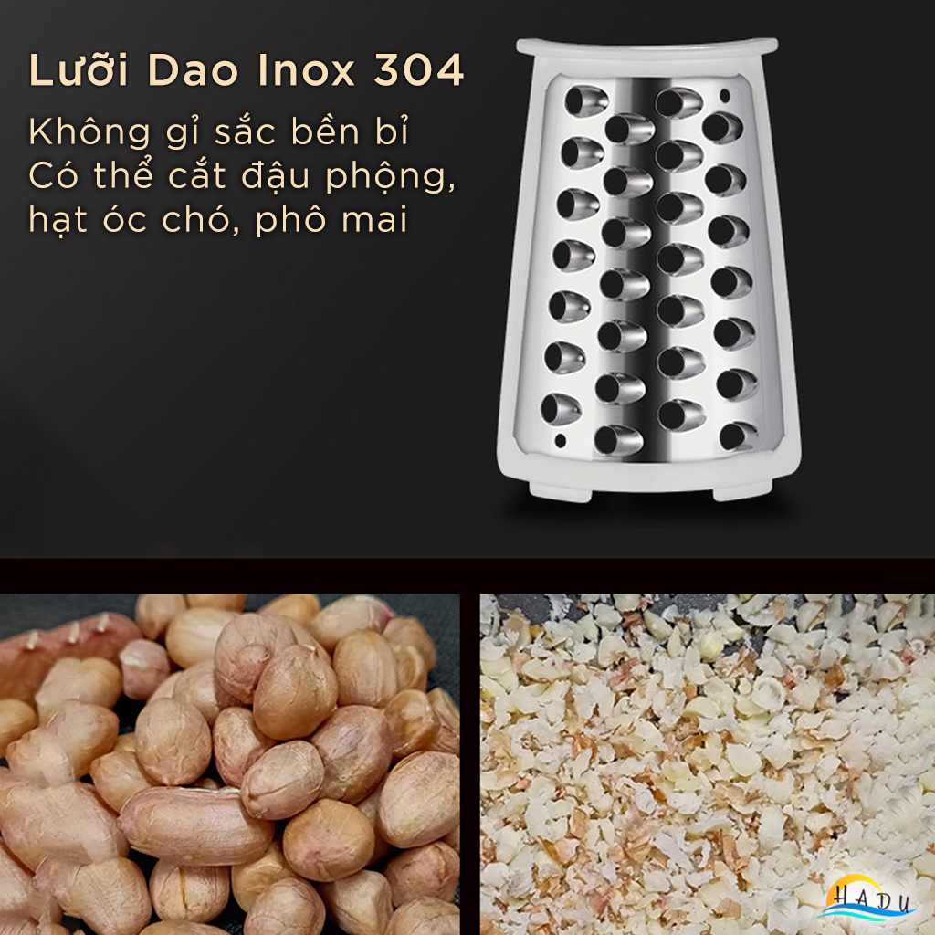 Bộ Đồ Bào Nạo Sợi Rau Củ Đa Năng 5 Trong 1 Thông Minh Cao Cấp Đạt Chất Lượng Đức SSGP