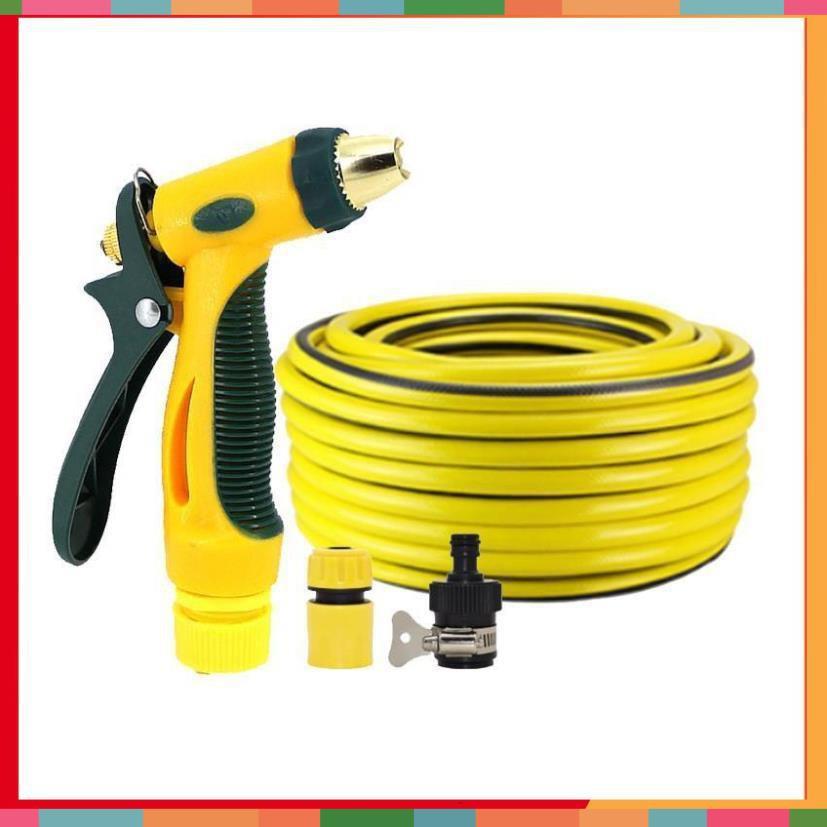Bộ dây vòi xịt nước rửa xe,tưới cây tăng áp 3 lần 3-5m 206317