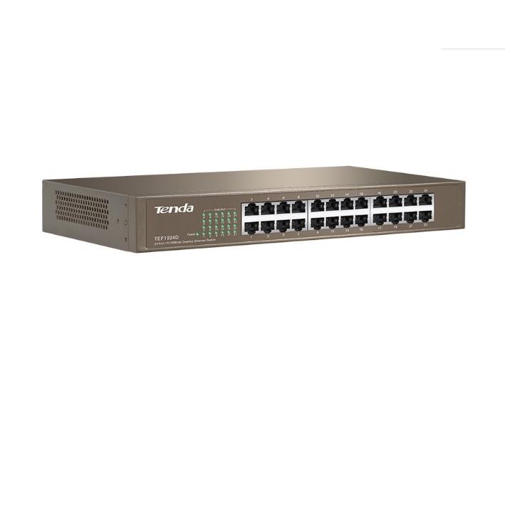 Thiết bị chia mạng Tenda TEF1024D Switch 24-Port 10/100 - HÀNG CHÍNH HÃNG