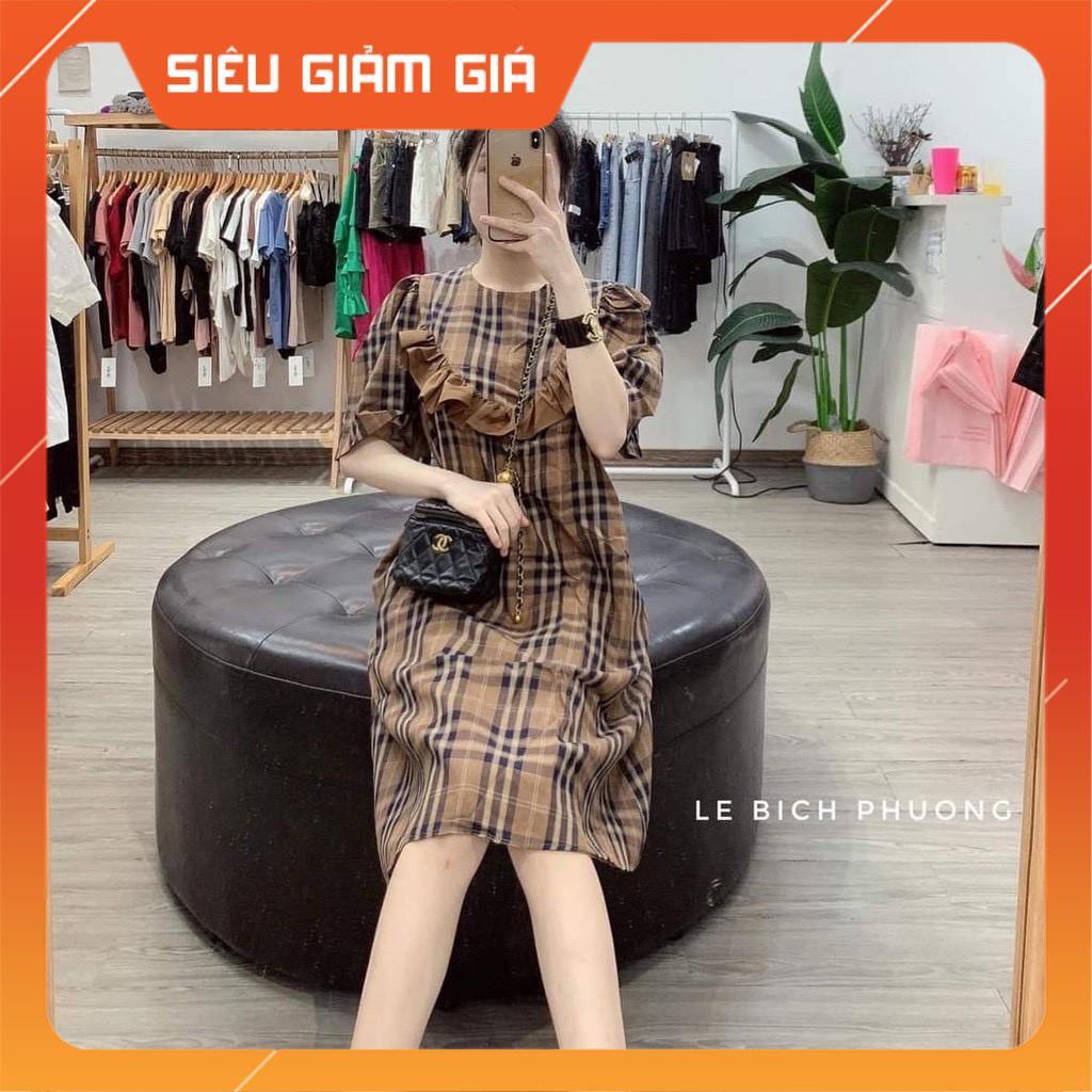 Váy bầu cao cấp mặc đi làm, đi chơi điều đượcchất kẻ thô Hàn siêu đẹpfree size 43~68kg