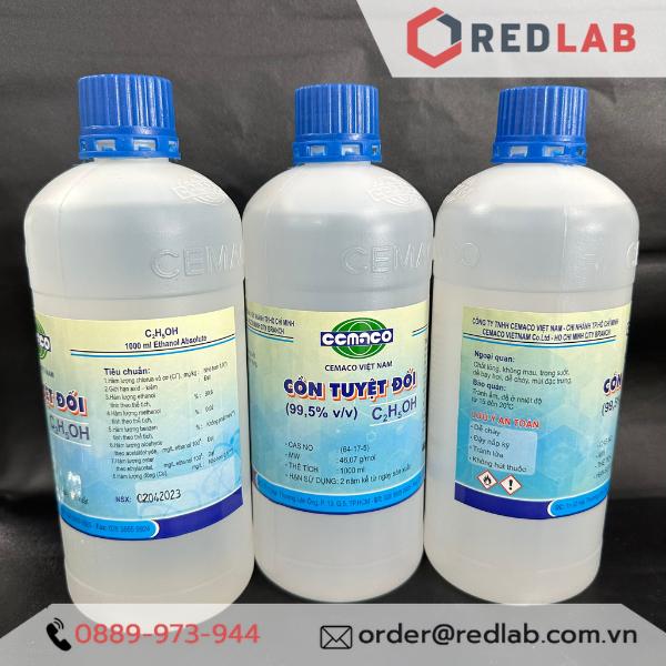 Cồn tuyệt đối 99.5 độ CEMACO Việt Nam, 99.5 % Ethanol Absolute