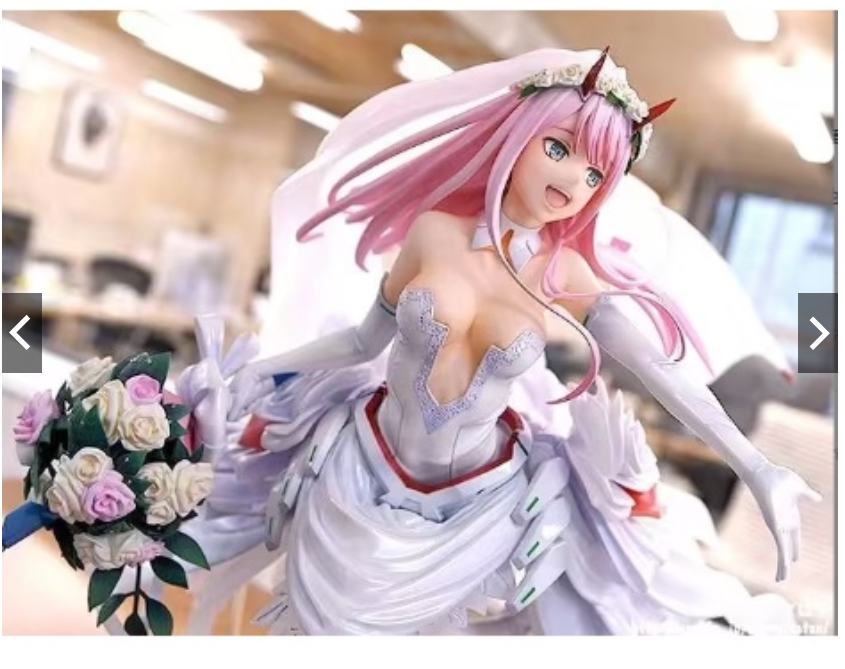 Mô hình anime nữ cô dâu Darling zero two áo cưới - Figure zero two 2