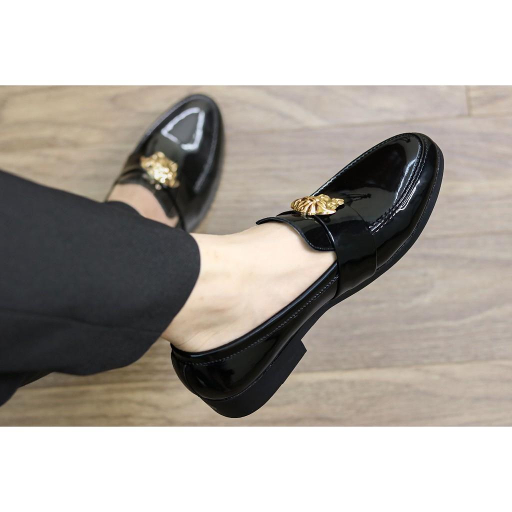 Giày Da nam cực chất xả kho giá gốc - giày lười nam MÃ L182