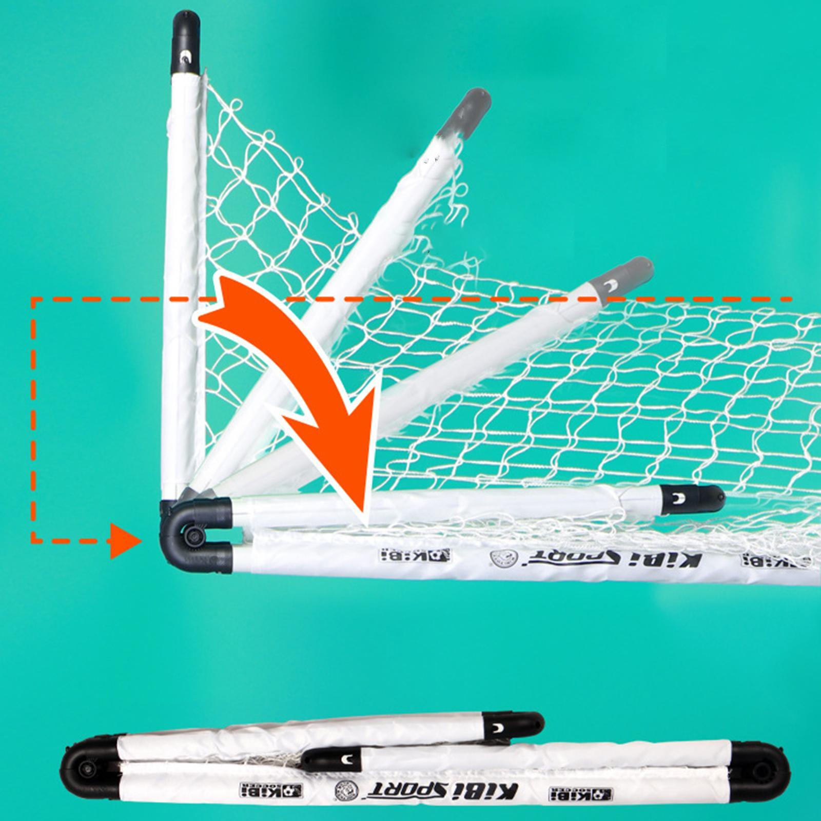 Kids Soccer Goals Portable Soccer Nets Set Outdoor Training Easy Assembly