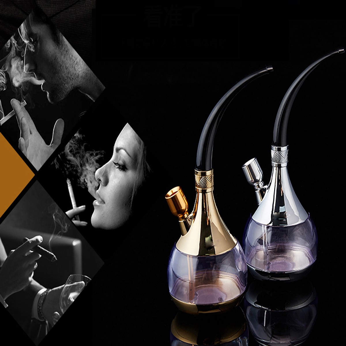 Combo Tẩu Lọc Thuốc Lá ZB 505 Lọc Khói Thuốc Cực Kì Tốt + Tặng Bật Lửa Khò Mỏ Vịt Chuyên Dụng Để Hút Tẩu