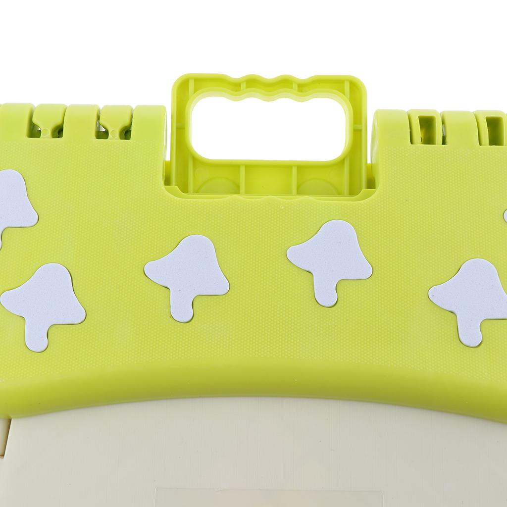 Folding Portable Step Stool for Kids, Toddlers and Adults Home Green Size S