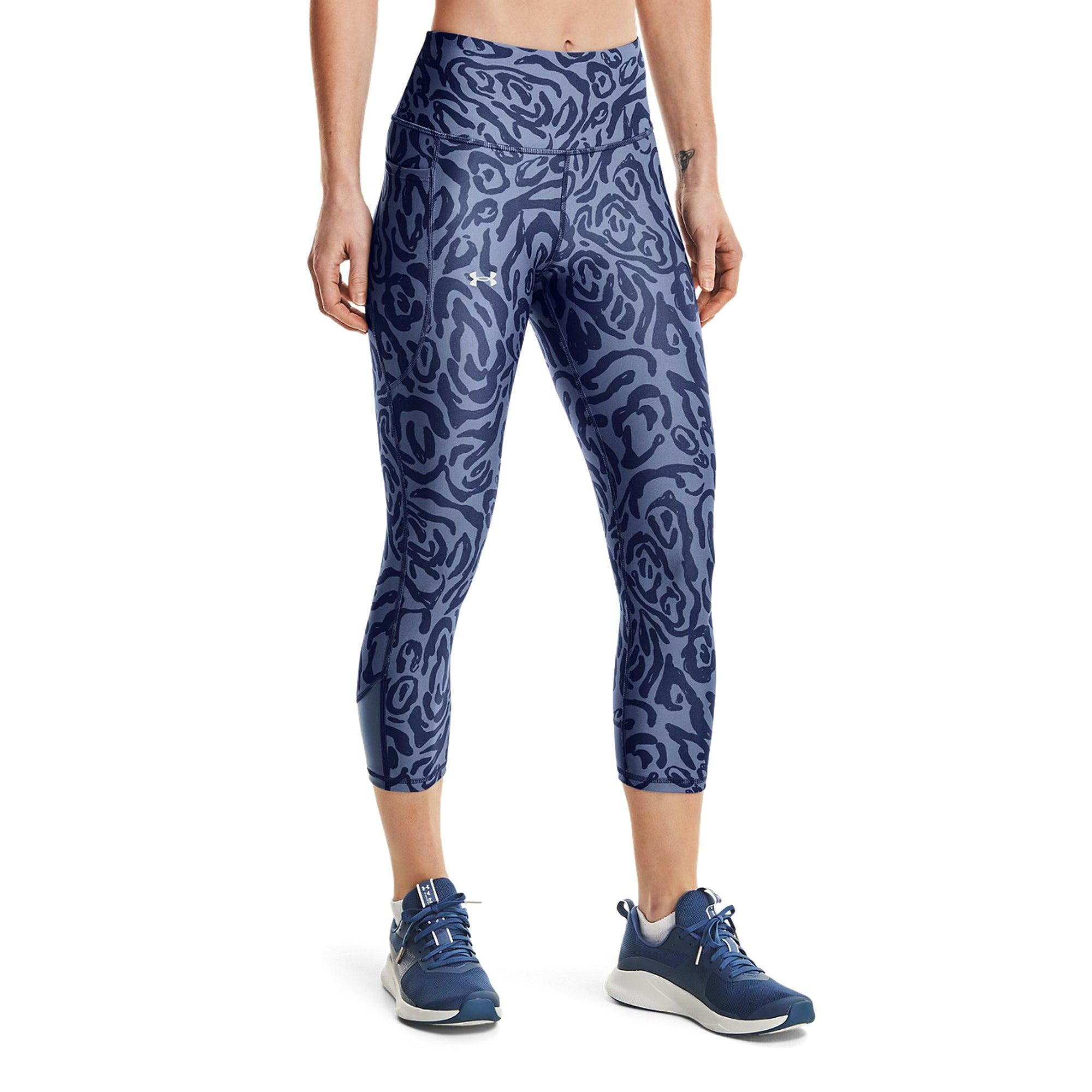 Quần legging thể thao nữ Under Armour Baselayer UaHG Amr Tonal PRT Capri NS - 1365342-470