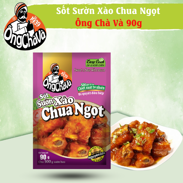 Sốt Sườn Xào Chua Ngọt Ông Chà Và 90gr (Sweet & Sour Ribs Sauce)