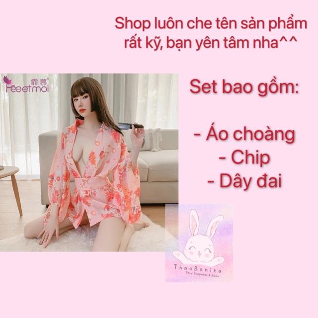 Set ngủ KIMONO rất quyến rũ- Kèm clip GIAO HOẢ TỐC HCM