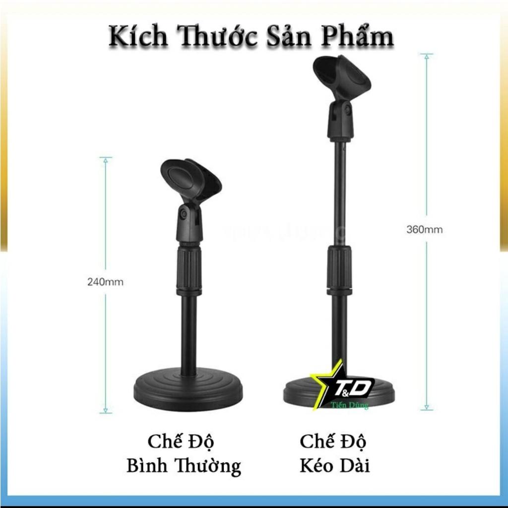 Chân Kẹp Micro Mini C11 Để Bàn, Giá Đỡ Mic Điều Chỉnh Kẹp Cho Bàn Hát Karaoke Xoay 360 Độ Chất Liệu Cao Cấp, Độ Bền Cao