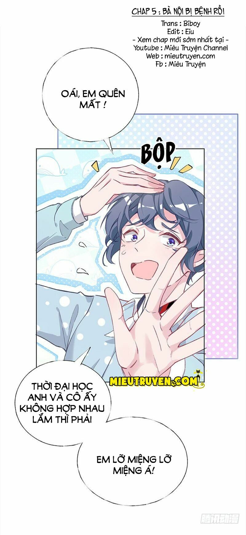 baba đẹp trai trên trời rơi xuống chapter 5 1