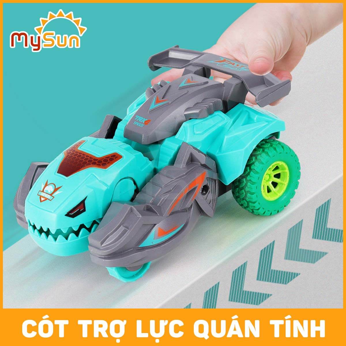 Bộ xe ô tô Khủng Long oto đồ chơi trẻ em cho bé trai giá rẻ MySun