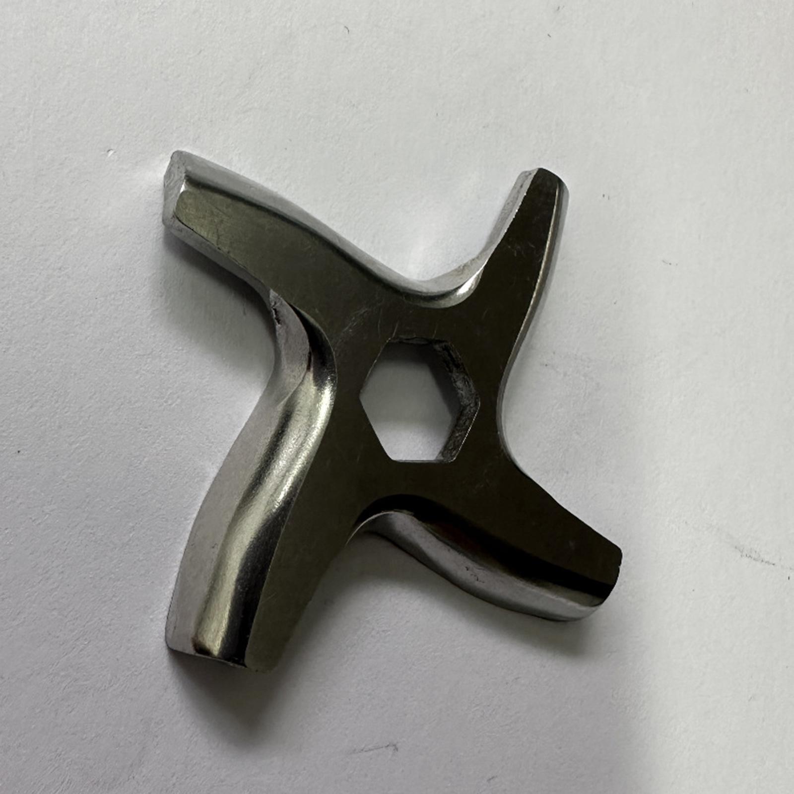 Food Meat Grinder Blade Cutter Easy to Install Duable Spare Part Stainless Steel for Mixers Grinding Electric or Manual Grinder Accessories