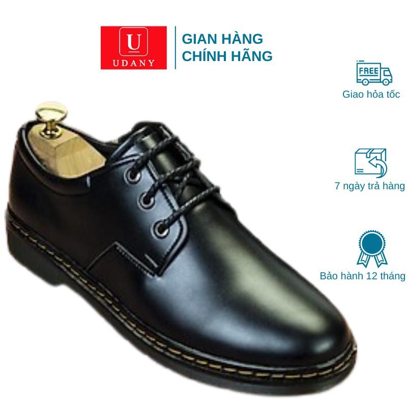 Giày Da Nam UDANY Da Đốc Tờ Da Bò Loại Tốt Đế Khâu Chắc Chắn, Giày Buộc Dây Đẹp - UGBD04