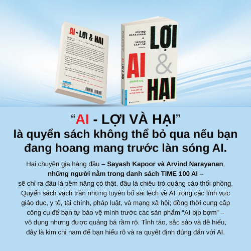 Sách - AI - Lợi và Hại - AI Snake Oil