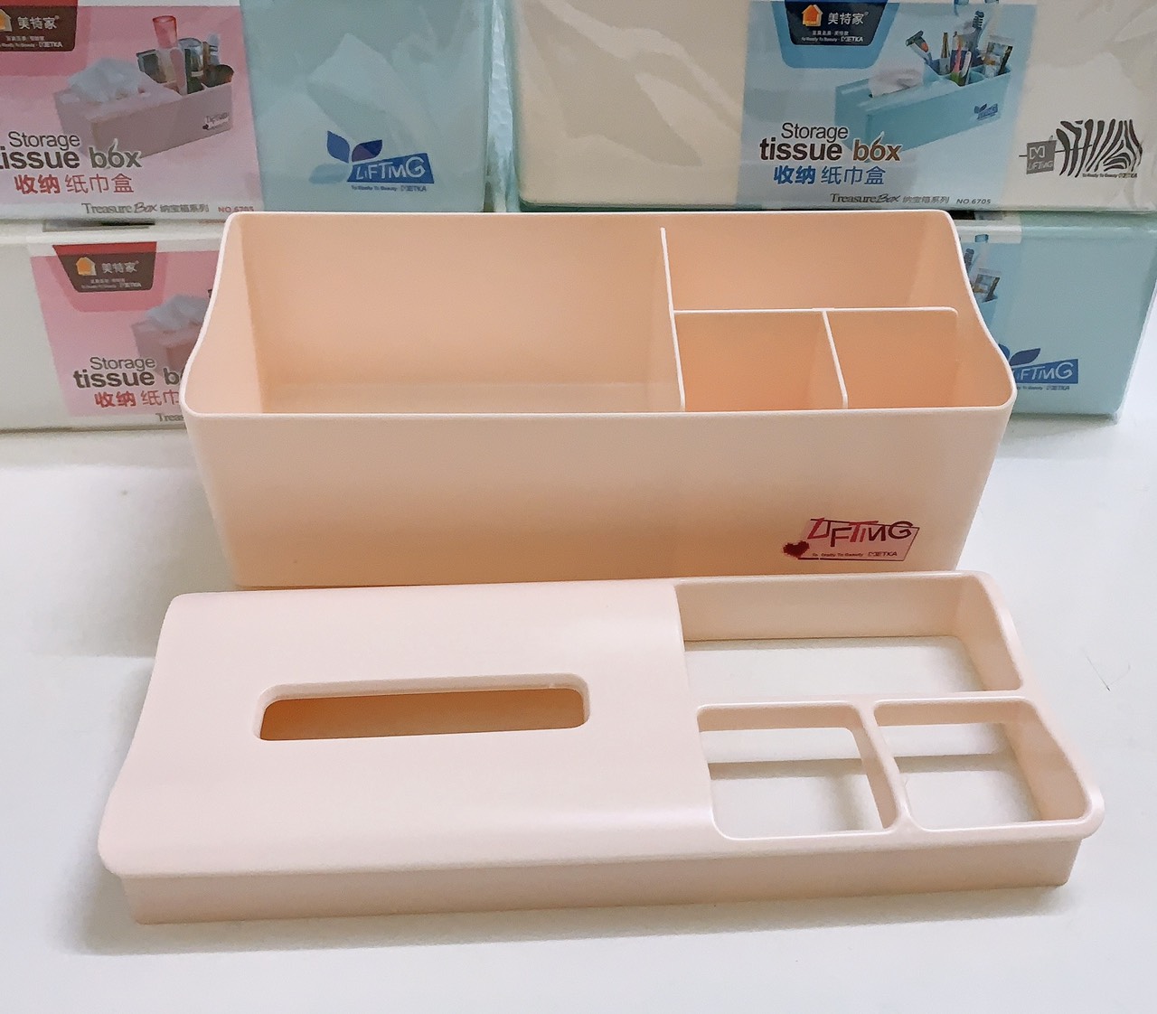 Hộp Đựng Giấy Ăn Kèm Khay Chứa Đồ Tiện Lợi đa năng - ANTH216