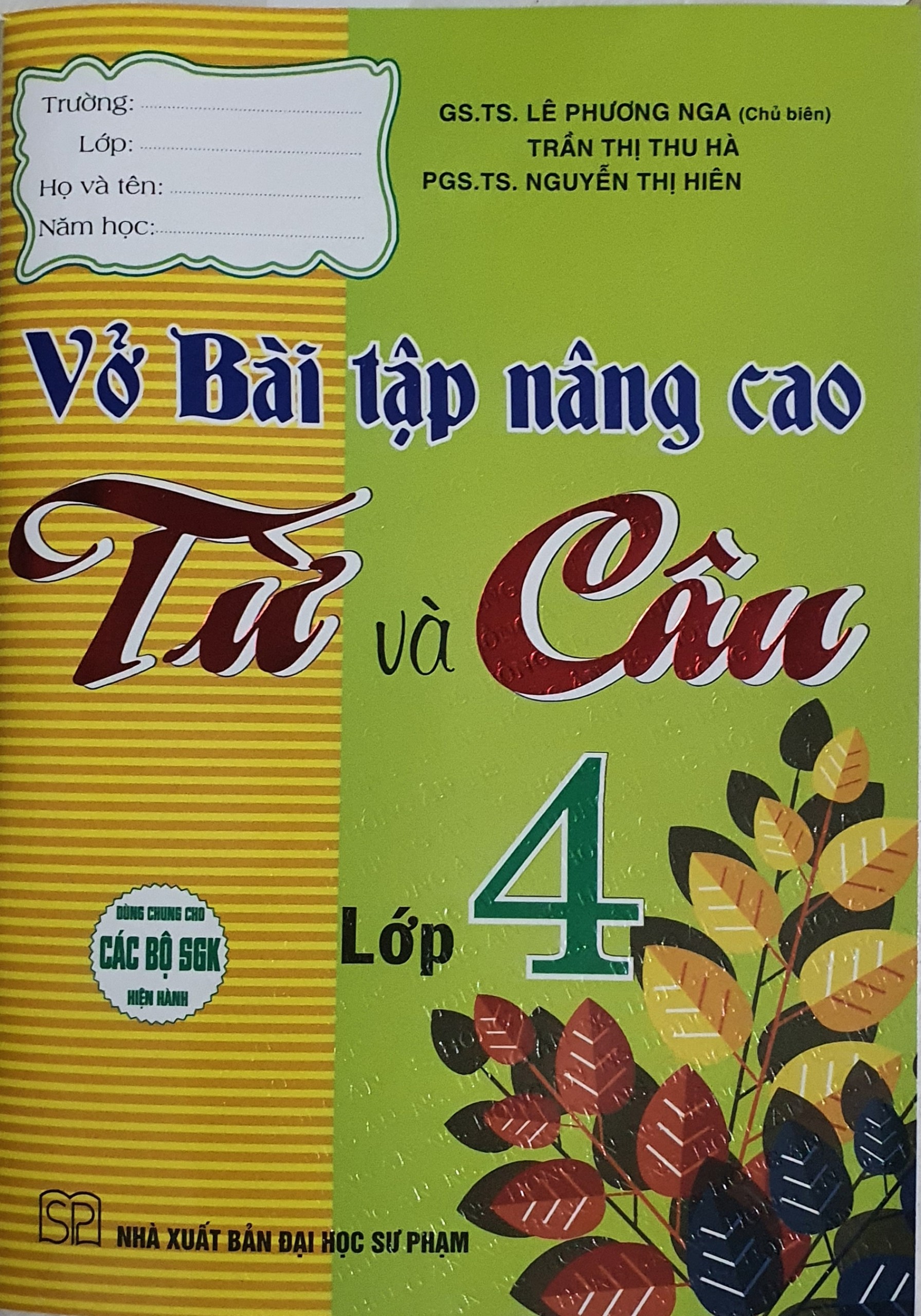 Vở Bài Tập Nâng Cao Từ Và Câu Lớp 4