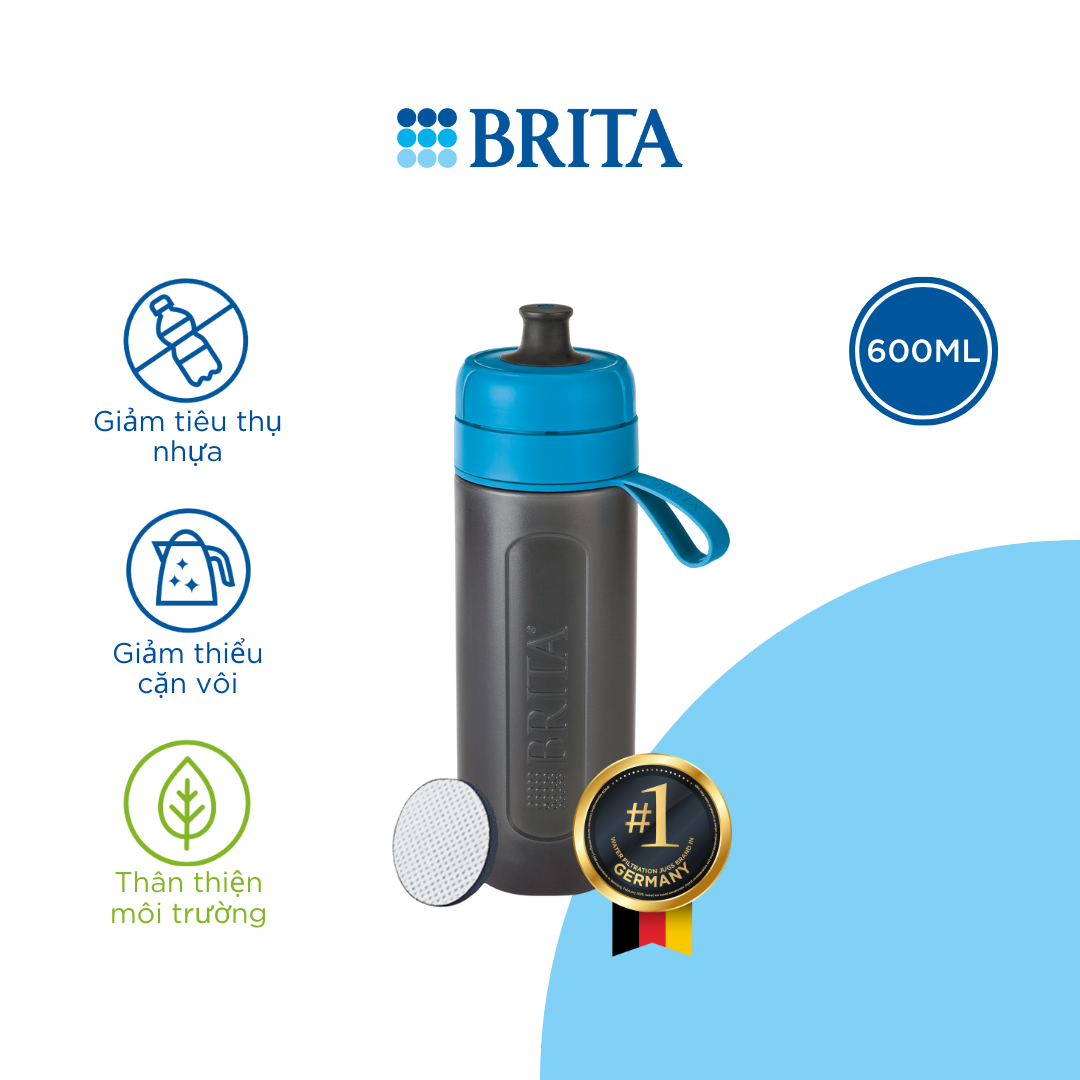 Bình Lọc Nước BRITA Fill & Go Active Blue - 600ml