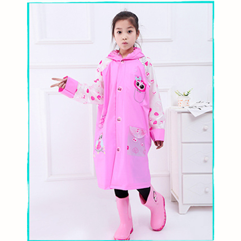 Áo mưa trẻ em cao cấp hình thú đáng yêu cho bé 4-10 tuổi – AM005