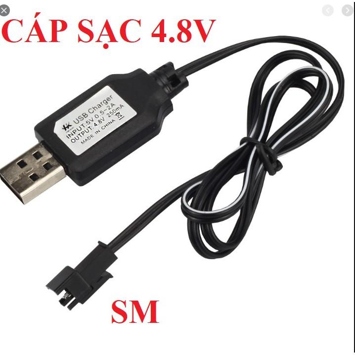 Dây sạc usb 4.8v đồ chơi điều khiển giá si