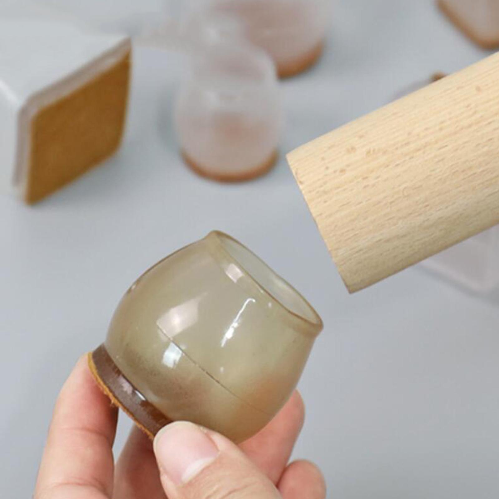 10x Chair Leg Covers Floor Protectors Table Feet Caps Pads