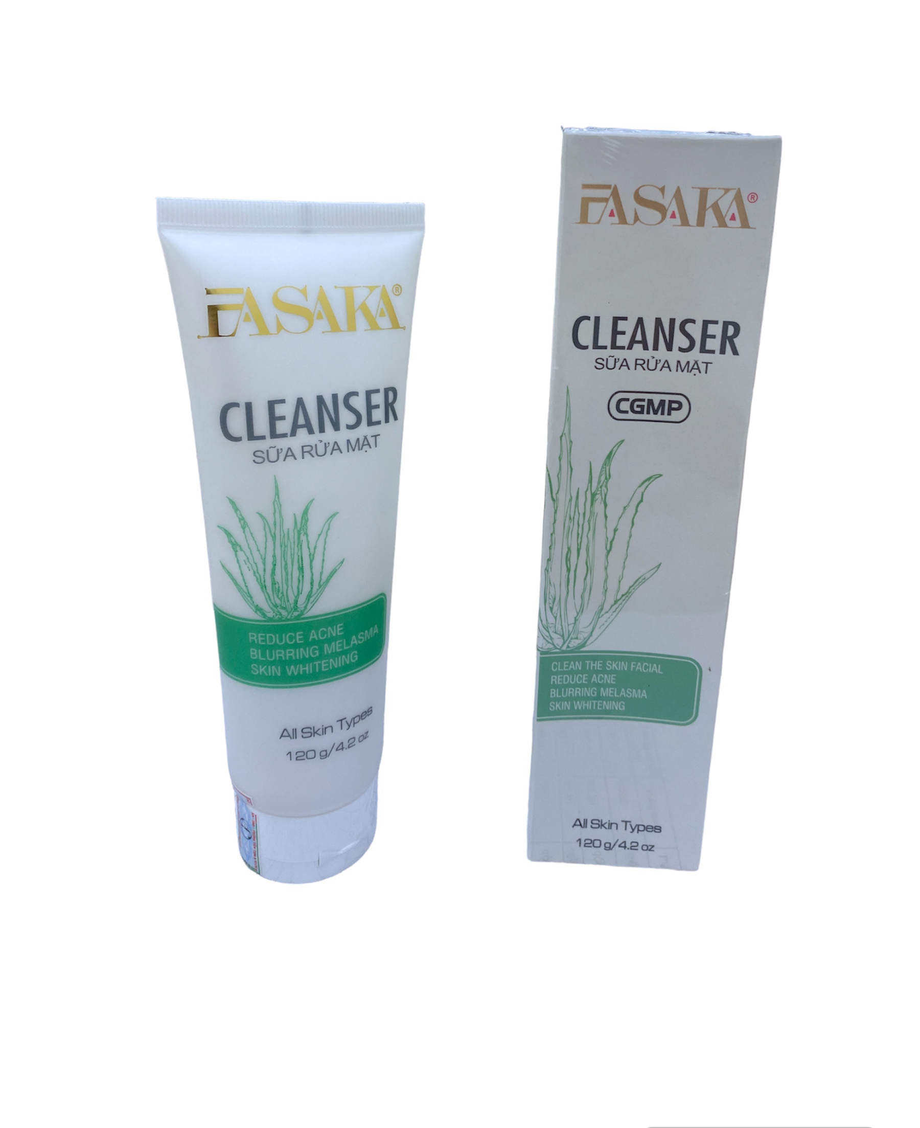 Combo Kem Sâm Dưỡng Trắng Ngừa Nám Fara 20g Và Sửa Rửa Mặt Fasaka 120g