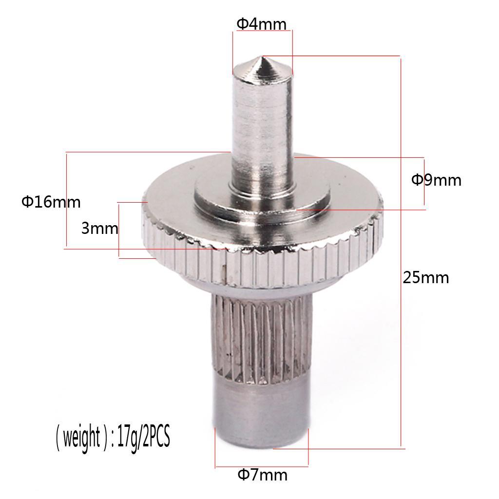 2x Guitar Tailpiece Bridge Studs Adjustable for LP SG Electric Guitar