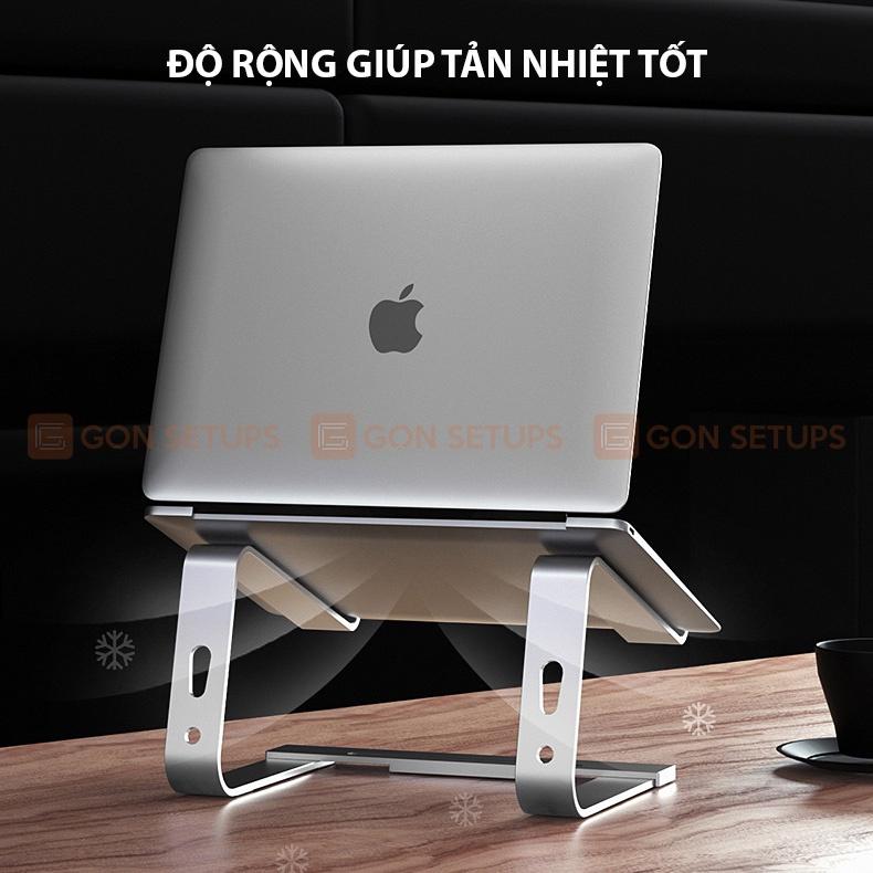 Giá đỡ dành cho laptop,  hợp kim nhôm khung cố định giúp tản nhiệt, chống mỏi cổ