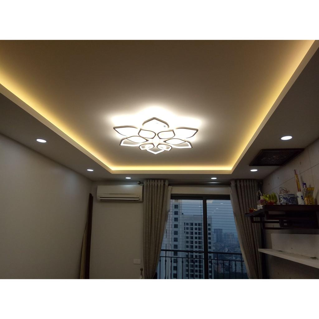 ĐÈN TRẦN TRANG TRÍ phòng khách 3 chế độ có điều khiển từ xa