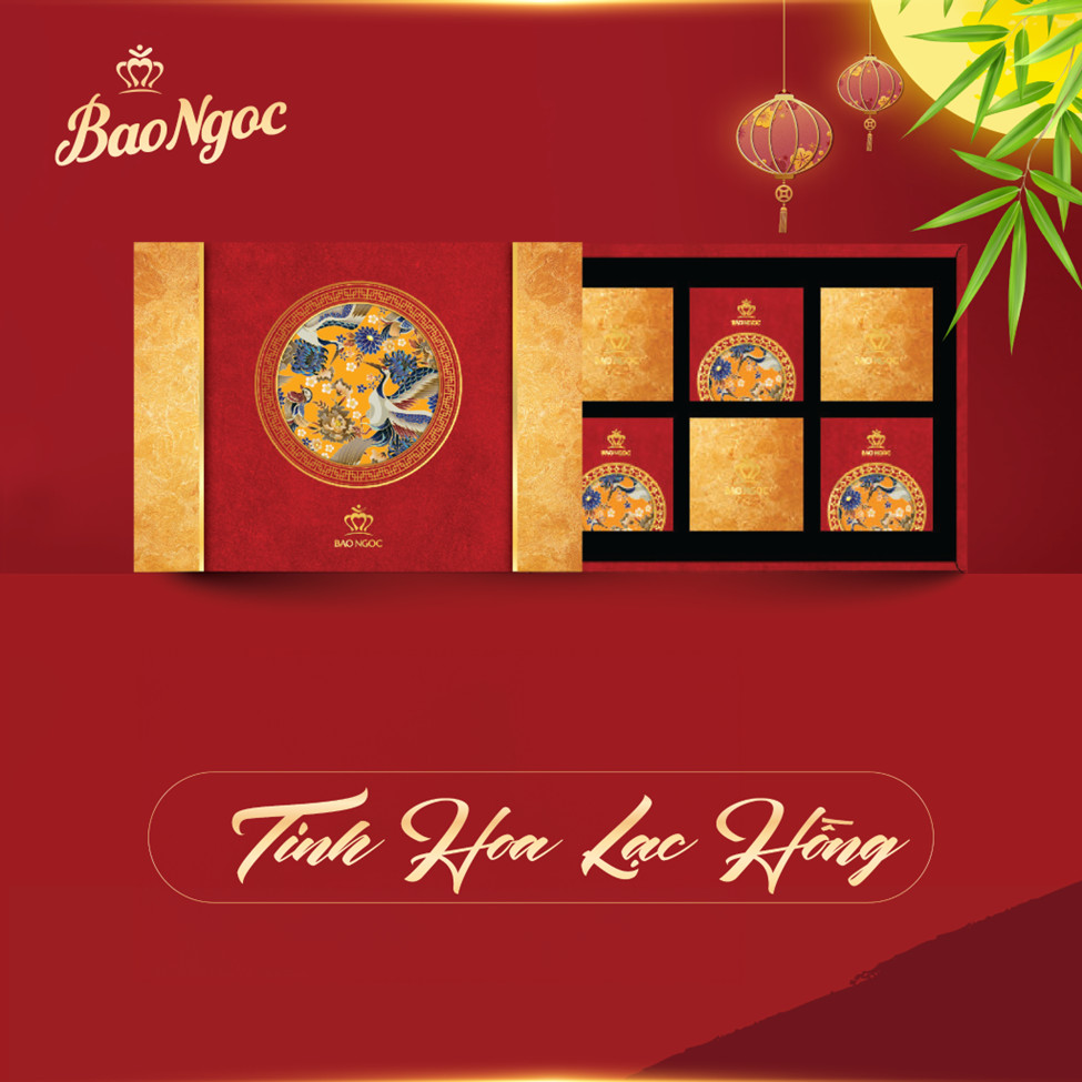 Bánh trung thu cao cấp, Bộ sưu tập &quot;Tinh Hoa Lạc Hồng &quot;Hộp 6 bánh