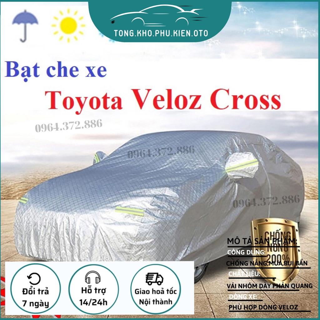 Bạt Che Phủ Xe Toyota Veloz Cross Cao Cấp - Hàng dày 3 lớp tráng gương