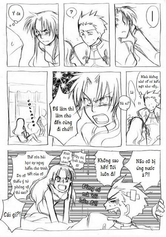 chén thánh: đêm định mệnh - doujinshi archer x rin chapter 6 9