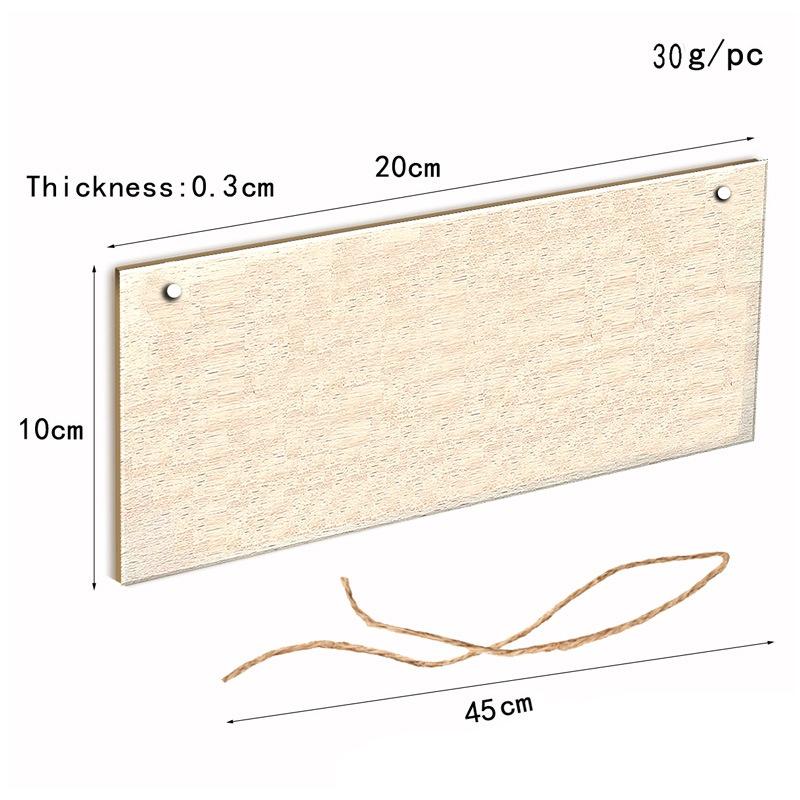 Bảng gỗ thủ công treo cửa trang trí cho phòng khách/phòng ngủ/nhà ở Giáng sinh năm mới