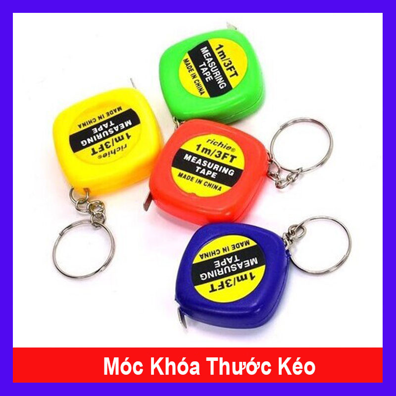 Thước dây mini kiêm móc chìa khóa tiện lợi