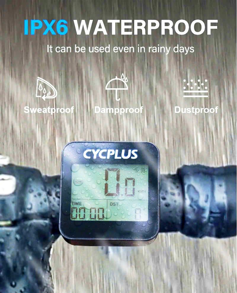 Đồng Hồ Tốc Độ Xe Đạp Cycplus G1 GPS Speedometer LCD 2.0