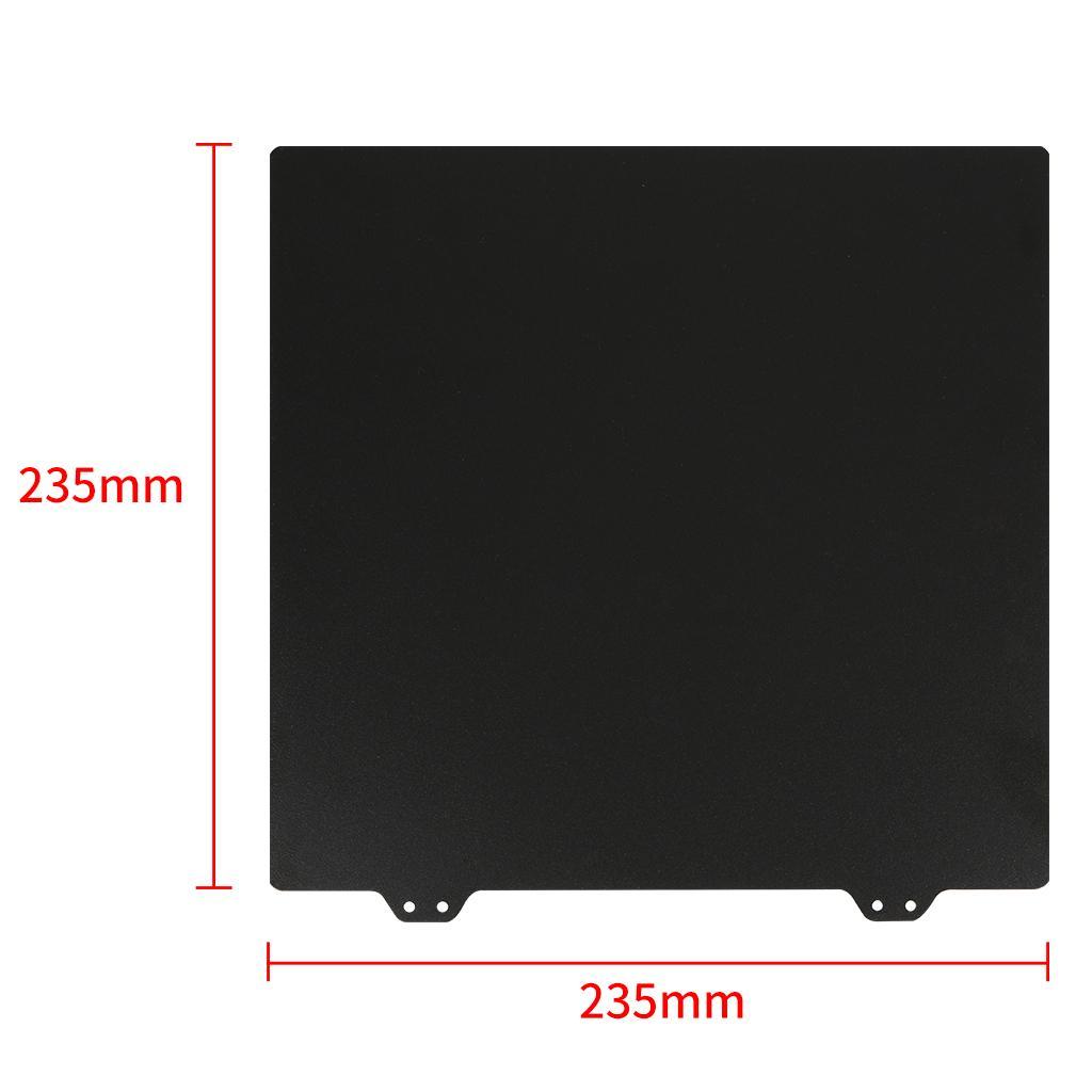 Pressure Plate Base Plate 235x235mm Spring Steel Sheet with 6 Blocks