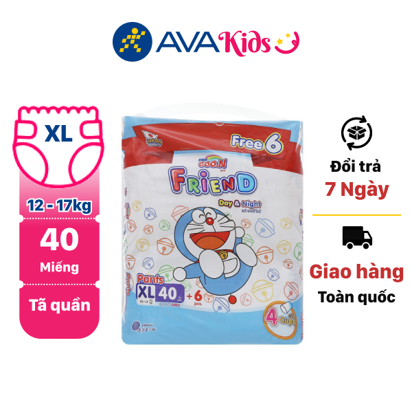 Tã quần Goo.n Friend size XL 40 miếng (cho bé 12 - 17kg)