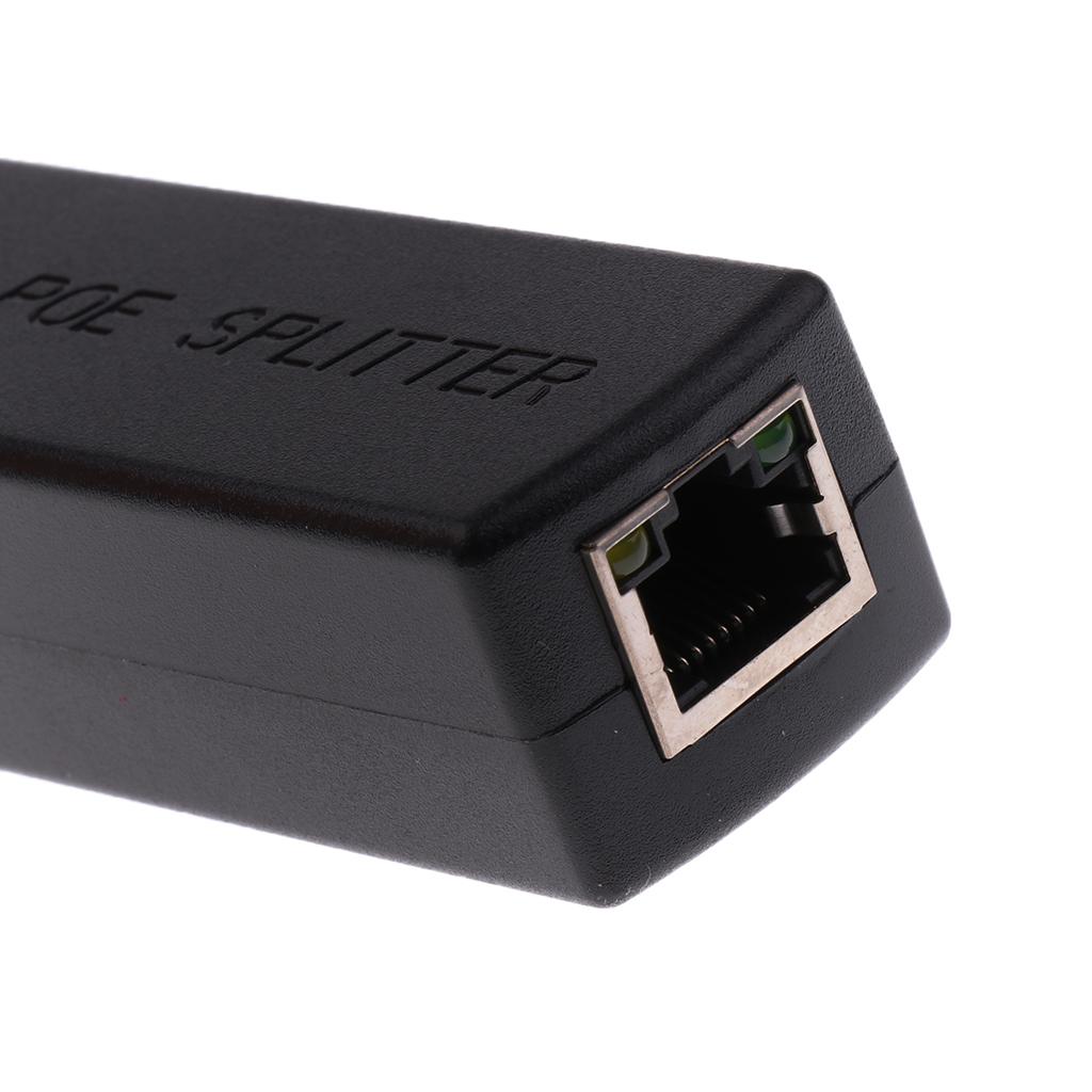 IEEE802.3AF Standard 12V 2A Output 10/100M PoE Splitter lan Connector Power Ethernet for IP Camera