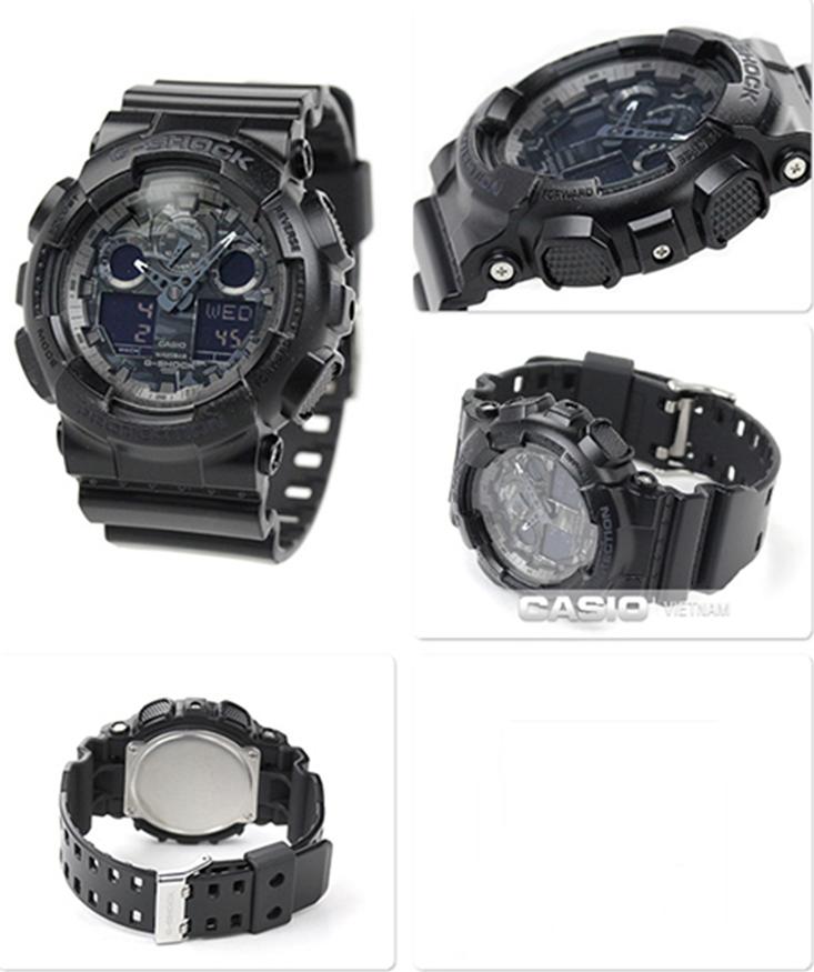 Đồng hồ nam dây nhựa Casio G-SHOCK GA-100CF-1ADR