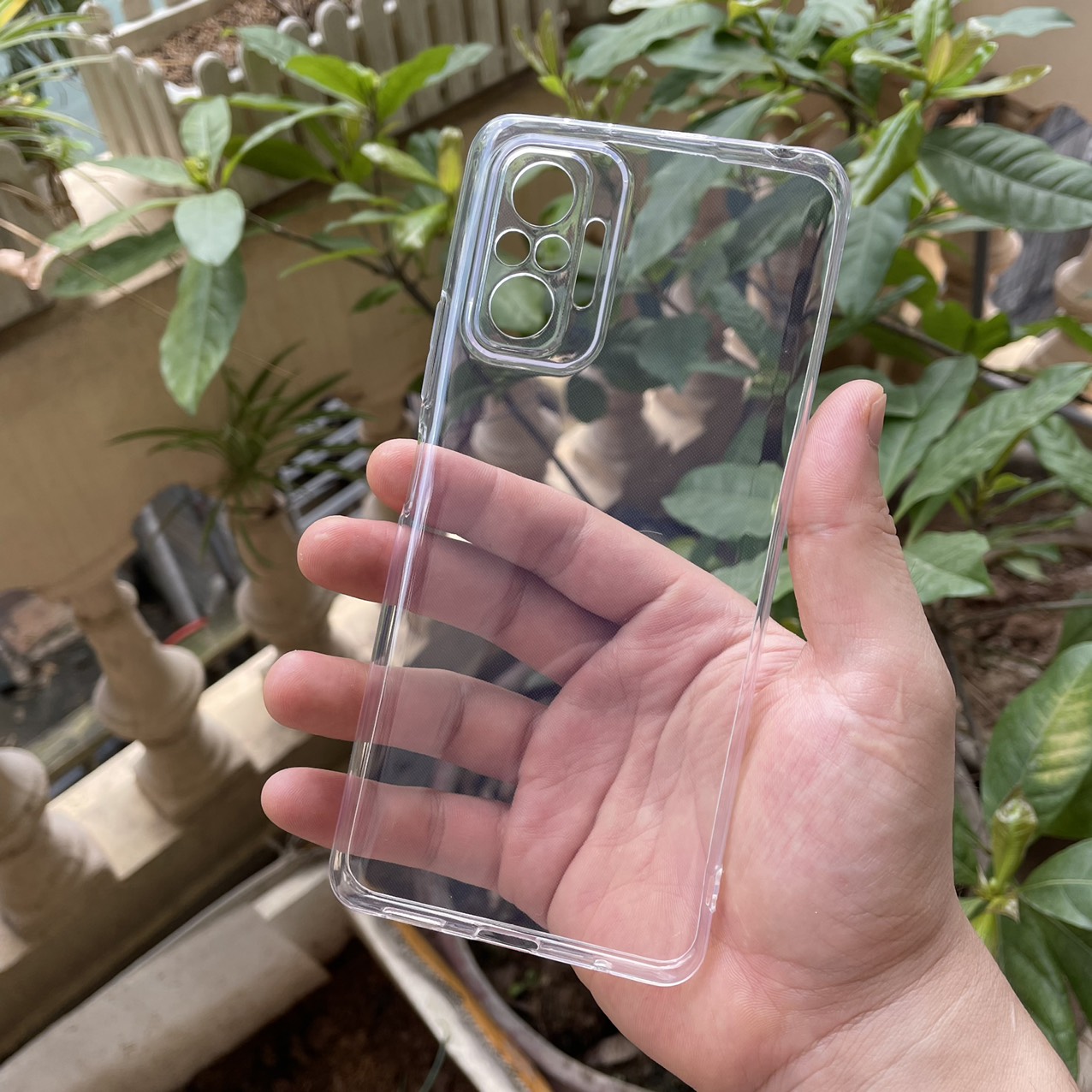 Ốp lưng silicon Gor trong suốt, siêu mỏng, bảo vệ camera cho Xiaomi Redmi Note 10 Pro, Redmi Note 10 Pro Max- Hàng nhập khẩu