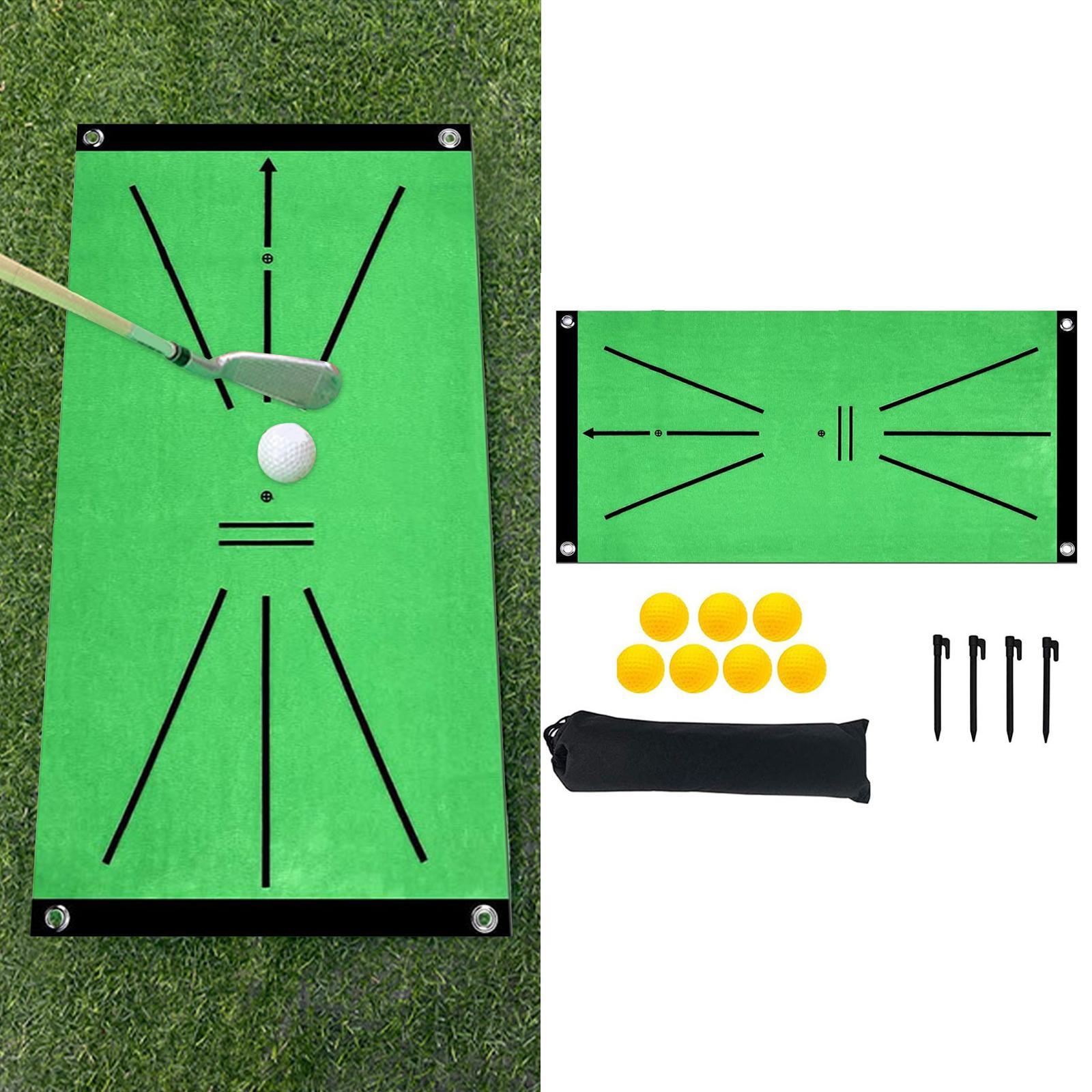 Backyard Golf Training Mat Indoor Outdoor Training Aid Fairway Mat for Golf Practice